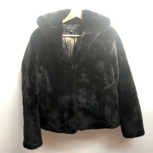 Faux fur jacket